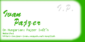 ivan pajzer business card